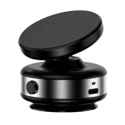 Automobile Magnetic Car Suction Phone Holder - Black